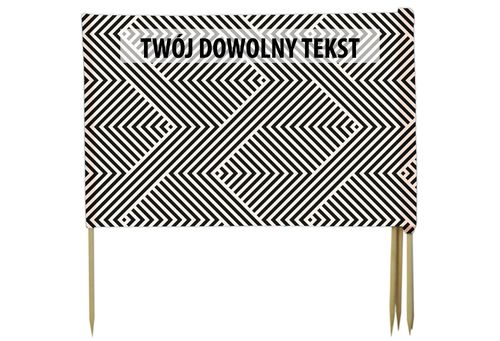 PARAWAN PLAŻOWY Geometria z indywidualnym  napisem 8 PANELI 26.8 na Arena.pl