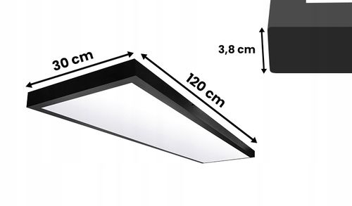 Panel LED Sufitowy NATYNKOWY 120 x 30cm Plafon 60W na Arena.pl