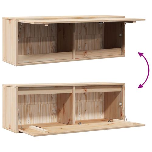 Szafka ścienna, 100x30x35 cm, lite drewno sosnowe na Arena.pl