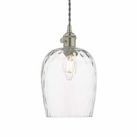 Lampa wisząca do salonu Hadano HAD0161-03 Dar Lighting przezroczysta chrom
