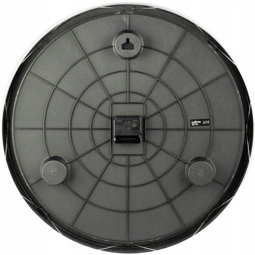 Zegar ścienny sterowany radiowo 50cm DCF77 aluminium na Arena.pl