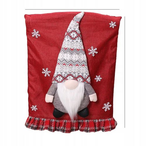 4x ŚWIĄTECZNY STROIK NA KRZESŁO OPARCIE ŚWIĘTA SKRZAT KRASNAL MIKOŁAJ na Arena.pl