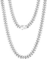 Łańcuch męski KRKC&CO 8–14mm stal nierdzewna srebro 925 55,9cm