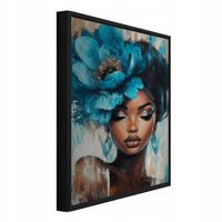 Obraz W Ramie Na Metalu Do Sypialni Salonu Kobieta 100x150