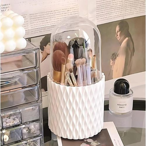 Organizer Obrotowy na Pędzle do Makijażu Pojemnik na Kosmetyki na Arena.pl