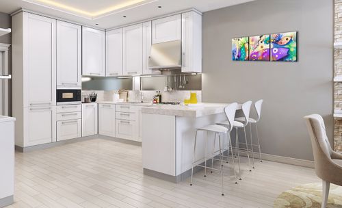 Obraz Na Płótnie - Ryby Pastele  - 90X30 Cm - Ca90X30-4096 na Arena.pl