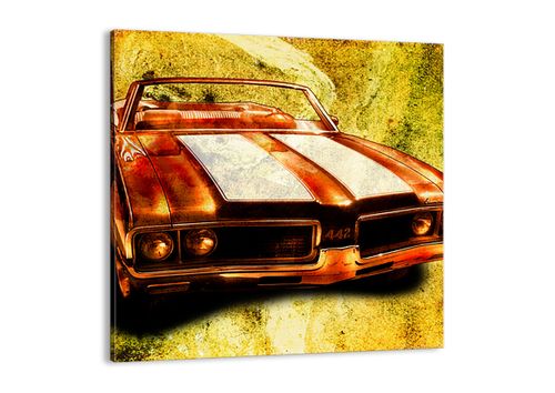 Obraz Na Płótnie - Stary Samochód  - 40X40 Cm - Ac40X40-0531 na Arena.pl