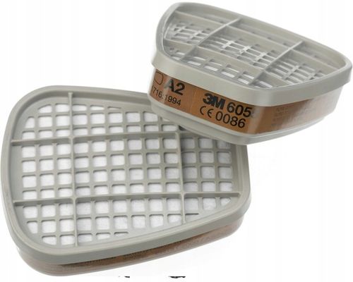 Pochłaniacz 6051 A1 3M kpl 2 szt Filtr węglowy Oryginał na Arena.pl