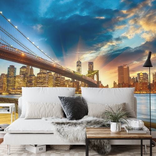 Emaga Fototapeta Widok Na Nowy Jork Vinyl Gładki 368x254 na Arena.pl