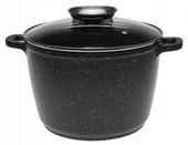 GARNEK Ceramiczny Marmurowy KOCIOŁEK Głęboki Wysoki 4l 20cm 4066