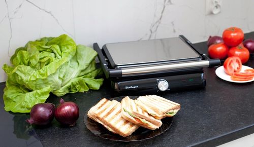 Opiekacz BERLINGER grill elektryczny| toster panini | rozkładany 180° na Arena.pl