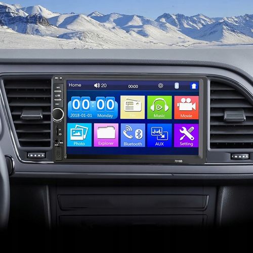 RADIO SAMOCHODOWE BLUETOOTH 2 DIN 7 CALI DOTYKOWY EKRAN USB AUX SD + na Arena.pl