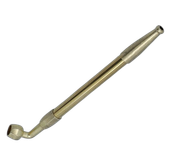 Długa Fajka Mosiężna Wydłużona Lufka do Tytoniu Ziół 15,5 cm