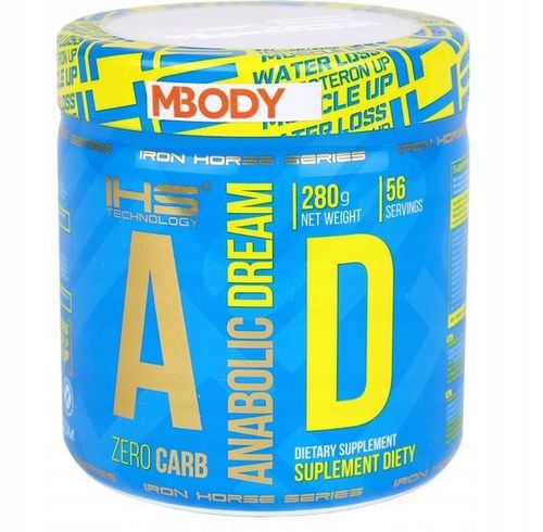 IHS ANABOLIC DREAM MIX Orotan Jabłczan HCL Pirogronian Tri - Kreatyna 280G na Arena.pl