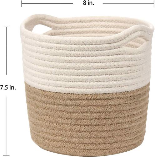 Osłonka Doniczka Kosz pleciony z Liny Bawełnianej na Arena.pl