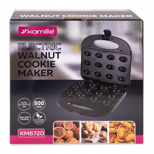 OPIEKACZ DO ORZESZKÓW ELEKTRYCZNY FORMA DO CIASTEK 12 szt. KAMILLE na Arena.pl