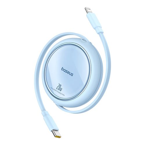 kabel przewód zwijany free2pull usb-c - iphone lightning 20w 1m - niebieski na Arena.pl