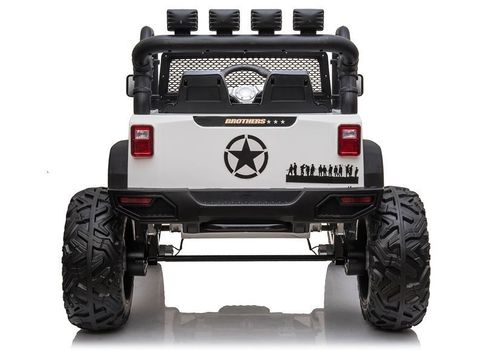 Auto na akumulator Jeep JC666 Biały na Arena.pl