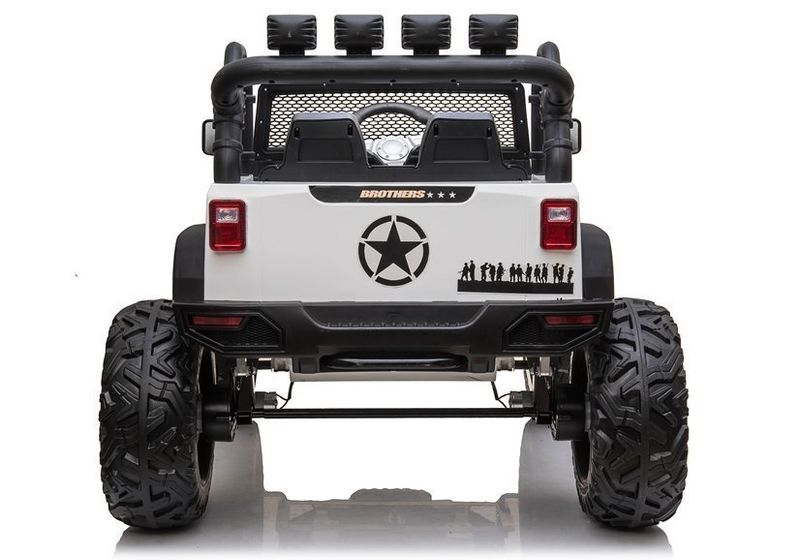 Auto na akumulator Jeep JC666 Biały zdjęcie 5