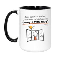 Duży Biało-Czarny 450 ml