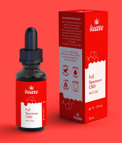 OLEJEK CBD MCT 7% 700mg 10ml/PEŁNE SPEKTRUM na Arena.pl