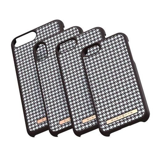 Materiałowe etui do iPhone Xs/X (Dark Brown Pattern 2) na Arena.pl