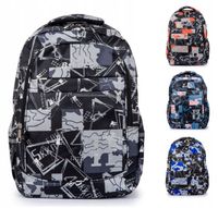 Tornister szkolny plecak młodzieżowy we wzory Duży 24L 3 kolory Klasa 4-8