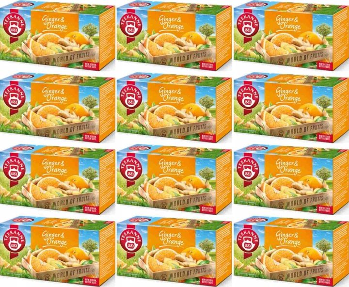 (x12) TEEKANNE 20tb Ginger Orange zdjęcie 1