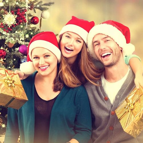 CZAPKA ŚWIĘTEGO MIKOŁAJA CZERWONA 22szt PRZEBRANIE STRÓJ KOSTIUM ŚWIĄTECZNY na Arena.pl