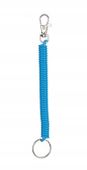 Retraktor Smyczka Zawieszka do Kluczy Zabezpieczenie Spiralka Niebieska Ski