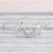 Ślubna Opaska Do Włosów Floral Crystal O11