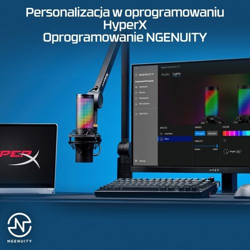 Mikrofon HYPERX QuadCast 2 S Czarny na Arena.pl