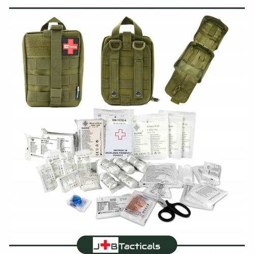 Torba taktyczna apteczka pierwszej pomocy z wyposażeniem 84 elementów IFAK na Arena.pl