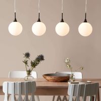 LAMPA wisząca QUATTRO 107762 Markslojd listwa OPRAWA szklane kule balls czarne białe