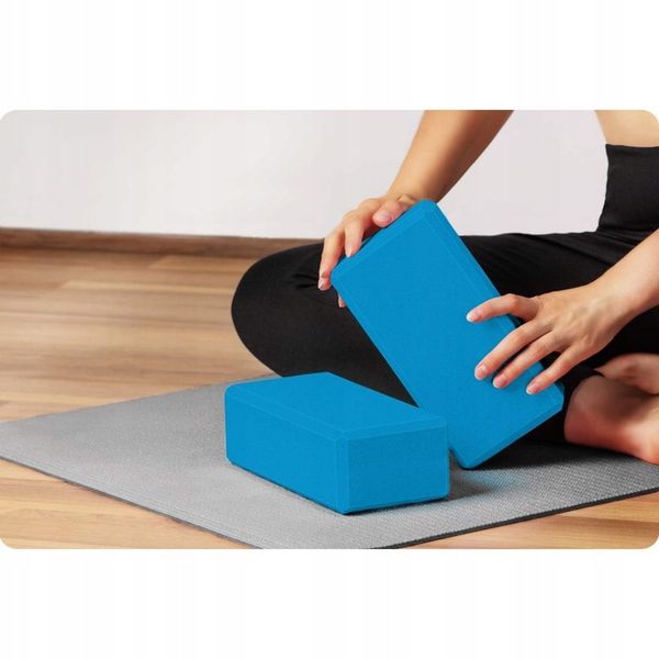 Kostka piankowa do jogi NS-962 niebieska zdjęcie 9