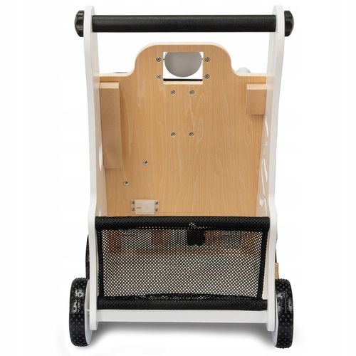 CHODZIK PCHACZ INTERAKTYWNY DLA DZIECI JEŹDZIK EDUKACYJNY 2W1 CZARNO-BIAŁY na Arena.pl