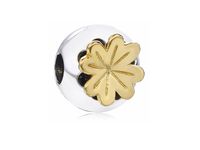 Rodowany pozłacany srebrny charms pandora otwierana kulka ball kwiatek flower srebro 925 NEW207