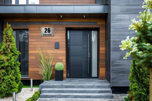 Tabliczka adresowa z numerem domu Tablica NIERDZEWNA Numer na dom na Arena.pl