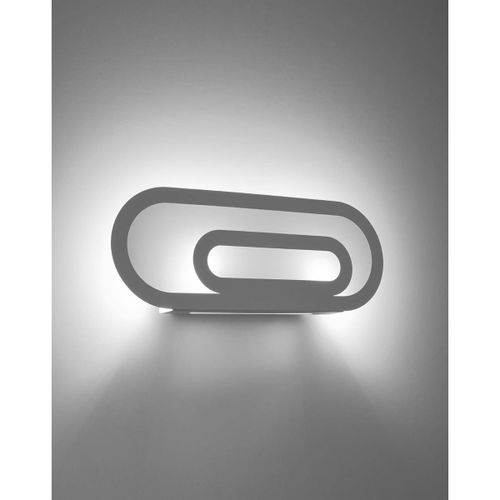 Biała lampa ścienna SL.0931 nowoczesny kinkiet do salonu na Arena.pl