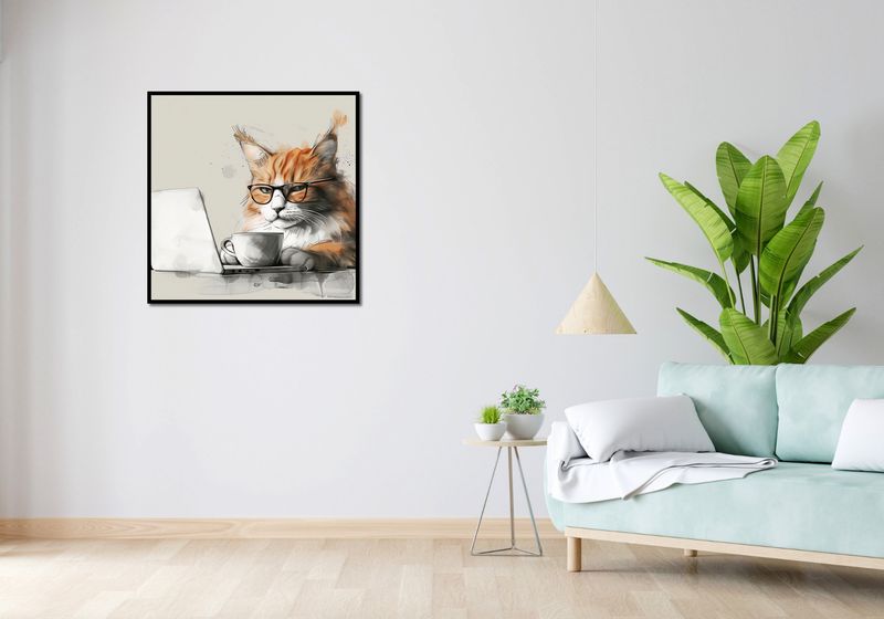 Plakat 80x80cm Nie przed Kawusią zdjęcie 4