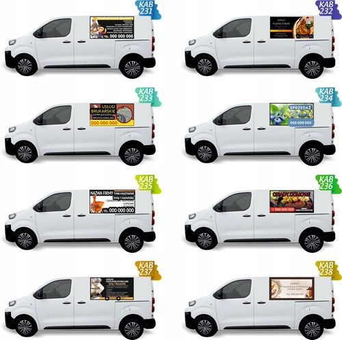 Reklama Naklejka na samochód 0,5 m2 TYNKI MASZYNOWE na Arena.pl