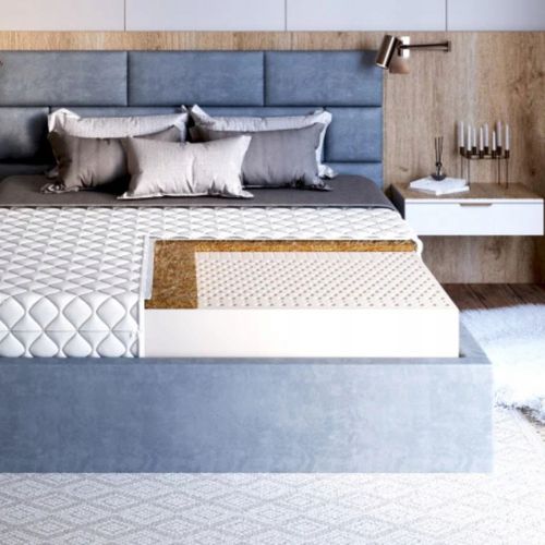 Materac LATEKSOWO KOKOSOWY 80x200 20cm H2 H3 SUPER WENTYLACJA PERFOROWANY na Arena.pl