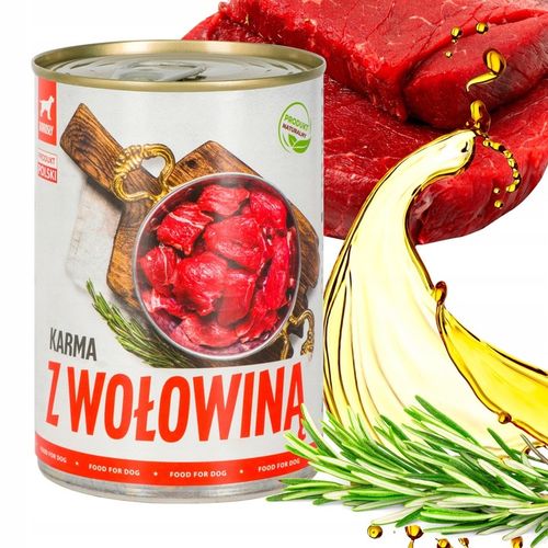 MOKRA KARMA DLA PSA 24 x 400g. RAFI + TUF TUF MIX SMAKÓW 9,6 kg W PUSZCE na Arena.pl