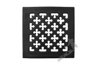 KRATKA WENTYLACYJNA NR 15 KWADRATOWA Z KOŁNIERZEM KARTA ŻELIWNA KOMINKOWA ZEWNĘTRZNA WEWNĘTRZNA SIATKA KRATA RUSZT