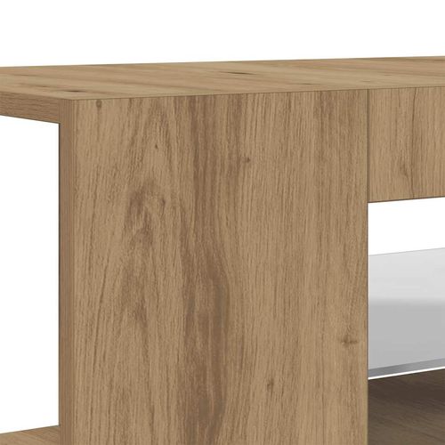 Szafka pod TV z oświetleniem LED, dąb artisan, 135x39x30 cm na Arena.pl