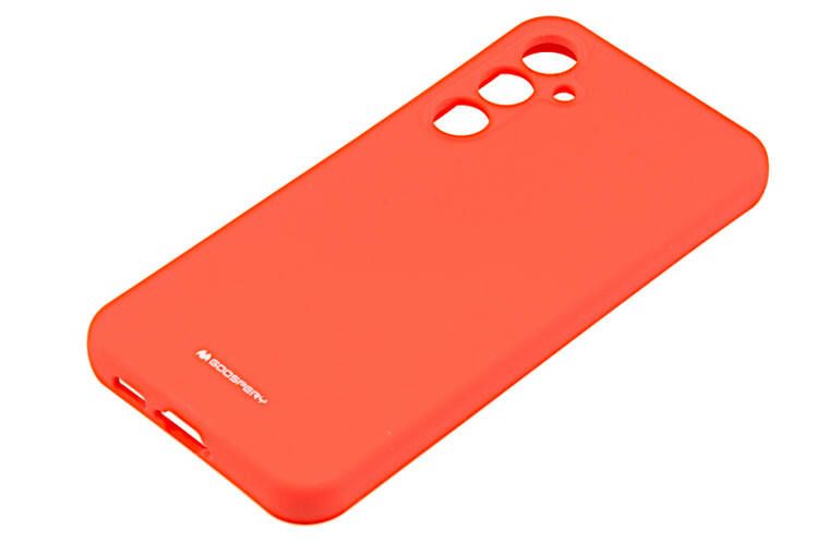 Etui Mercury Goospery Silicone do Samsung Galaxy S23 Fe czerwony zdjęcie 1