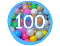 Plastikowe piłeczki do suchego basenu – 100 szt