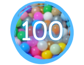 Plastikowe piłeczki do suchego basenu – 100 szt