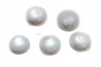 Guziki ozdobne półperełka 12 mm stopka 10 szt