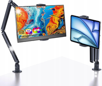STOJAK UCHWYT NA TABLET STABILNY UCHWYT C KLIPS STABILNY WYTRZYMAŁY RUCHOMY